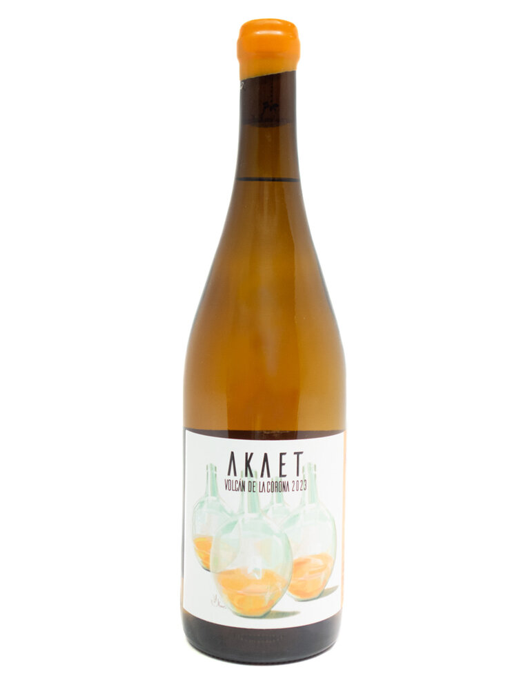 Wine-Orange/Skin-fermented AKAET 'Volcán de la Corona' Listán Blanco Lanzarote DO 2023