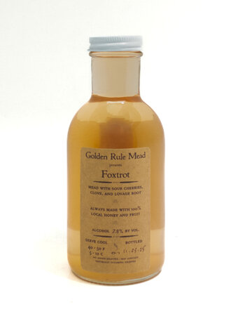 Cider-Mead Golden Rule Mead 'Fox Trot' Dry Mead Vermont 355ml