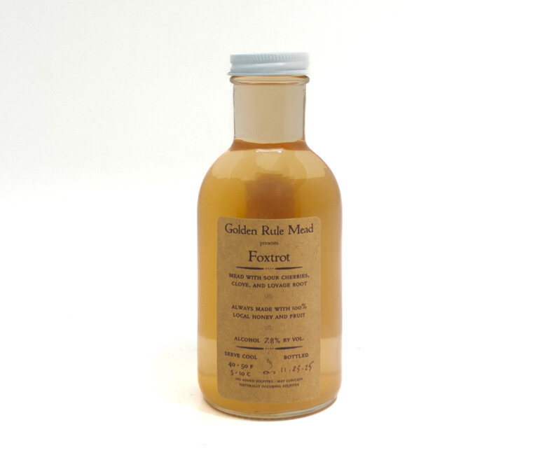 Cider-Mead Golden Rule Mead 'Fox Trot' Dry Mead Vermont 355ml