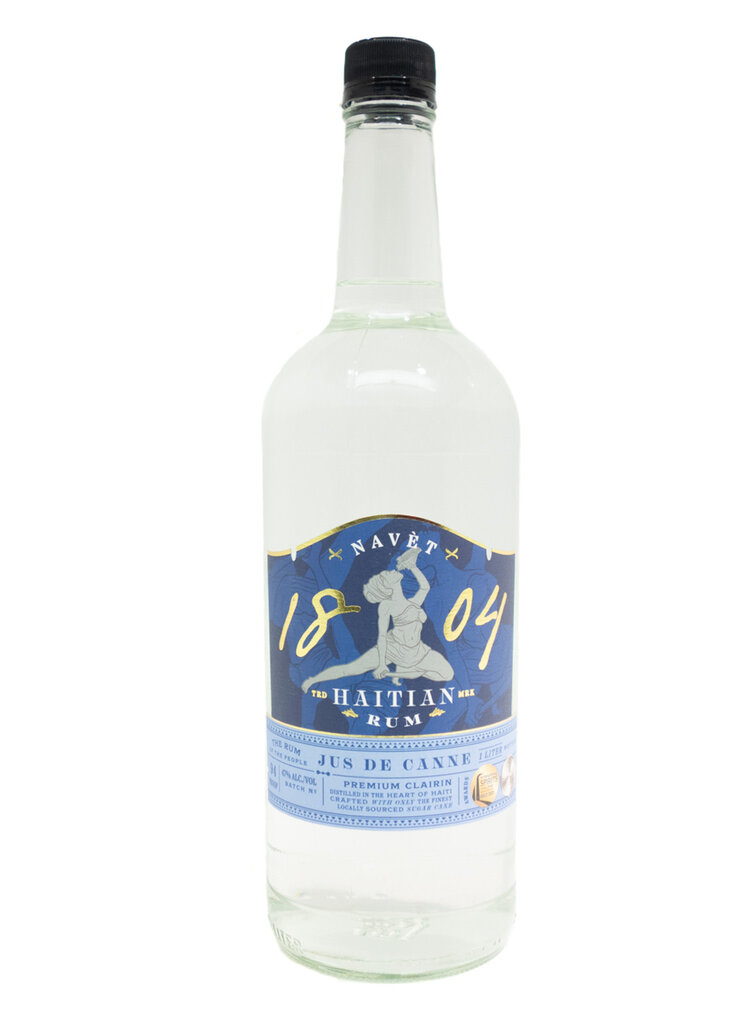 Spirits-Rum-White Navet 1804 'Jus De Canne' Haitian Rum Liter