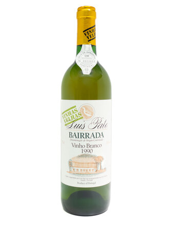 Wine-White-Round Luis Pato Vinho Branco Bairrada DOC  Vinhas Velhas 1990
