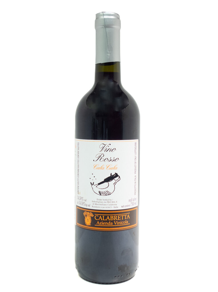 Wine-Red-Big Azienda Agricola Calabretta 'Cala Cala' Vino Rosso Sicily NV