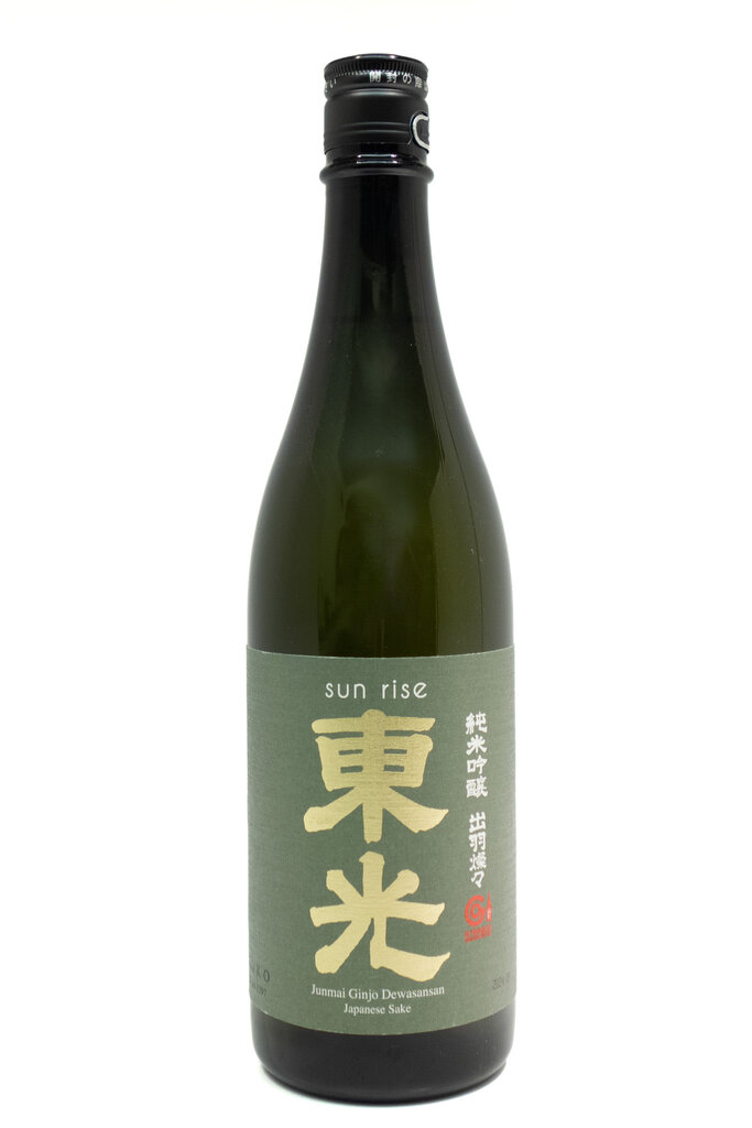 Sake Toko Brewery 'Sun Rise' Junmai Ginjo Dewasansan Sake NV 720ml