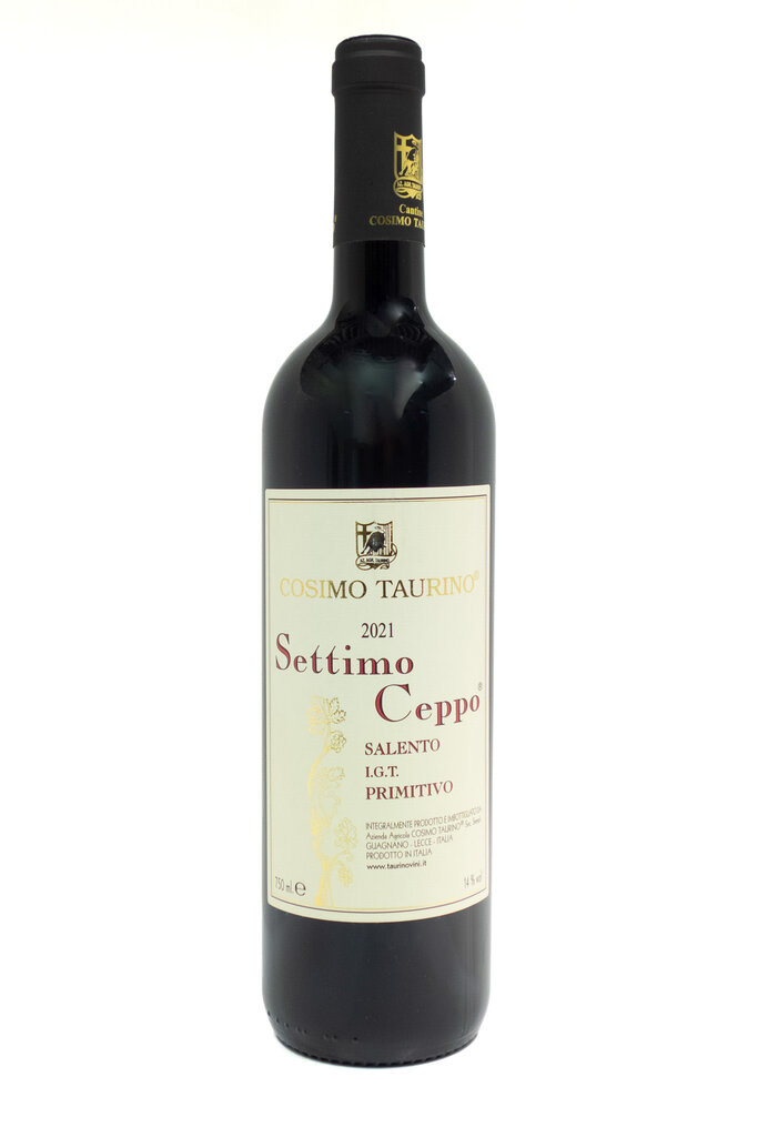 Wine-Red-Big Cosimo Taurino 'Settimo Ceppo' Primitivo Salento IGP 2021