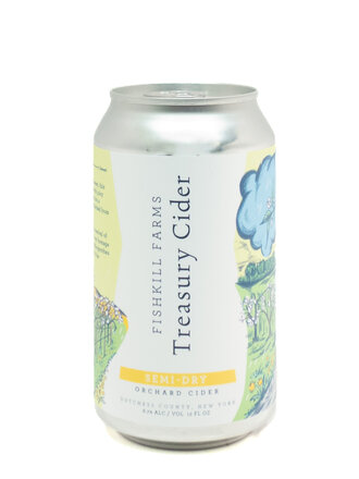 Cider-US-New York State Treasury Cider Semi-Dry Can 375ml