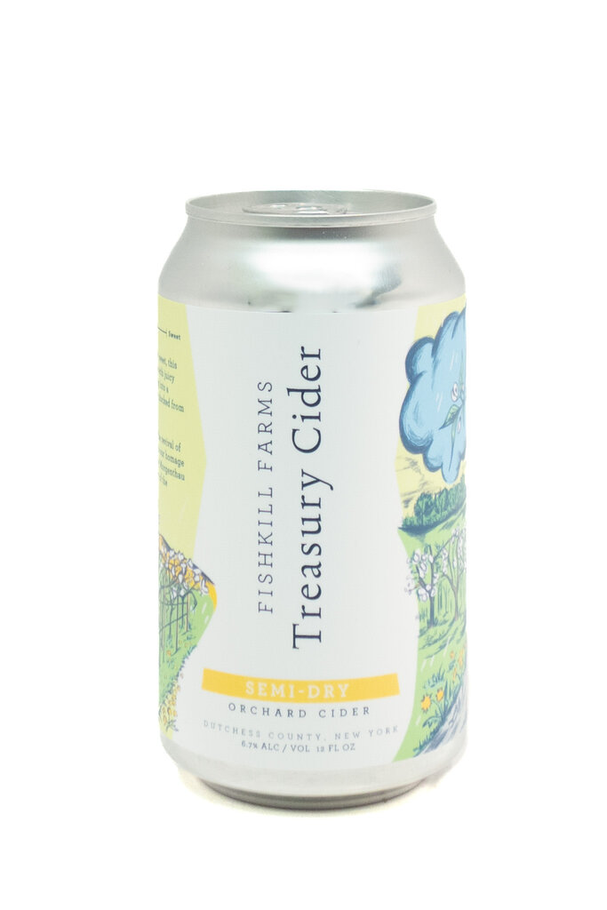 Cider-US-New York State Treasury Cider Semi-Dry Can 375ml