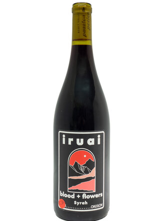 Wine-Red-Lush Iruai Syrah 'Blood + Flowers' Oregon 2022