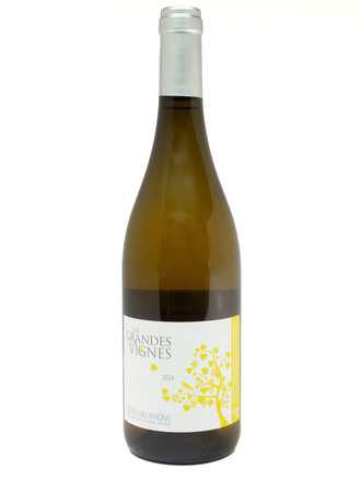 Wine-White-Round Les Vignerons D'Estezargues 'Les Grandes Vignes' Côtes du Rhône AOC 2024