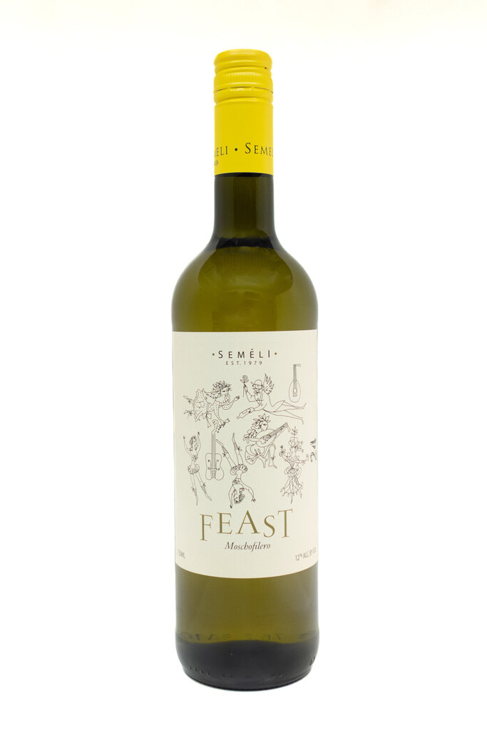 Wine-White-Crisp Seméli 'Feast' Moschofilero PGI Peloponnese 2024