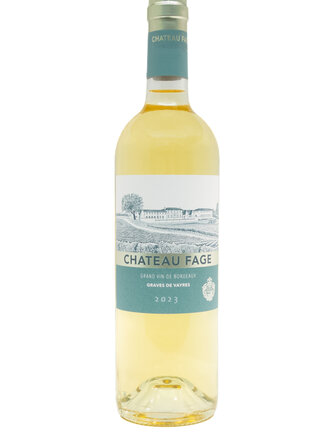 Wine-White-Round Château Fage Graves de Vayres AOC 2023