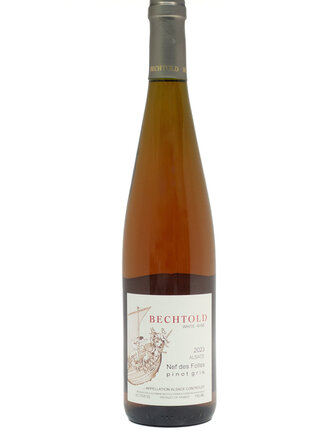Wine-Orange/Skin-fermented Domaine Bechtold 'Nef des Folles' Pinot Gris Alsace AOC 2023