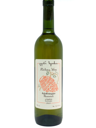 Wine-White-Round Khvtisia Wine Rkatsiteli Kakheti 2023