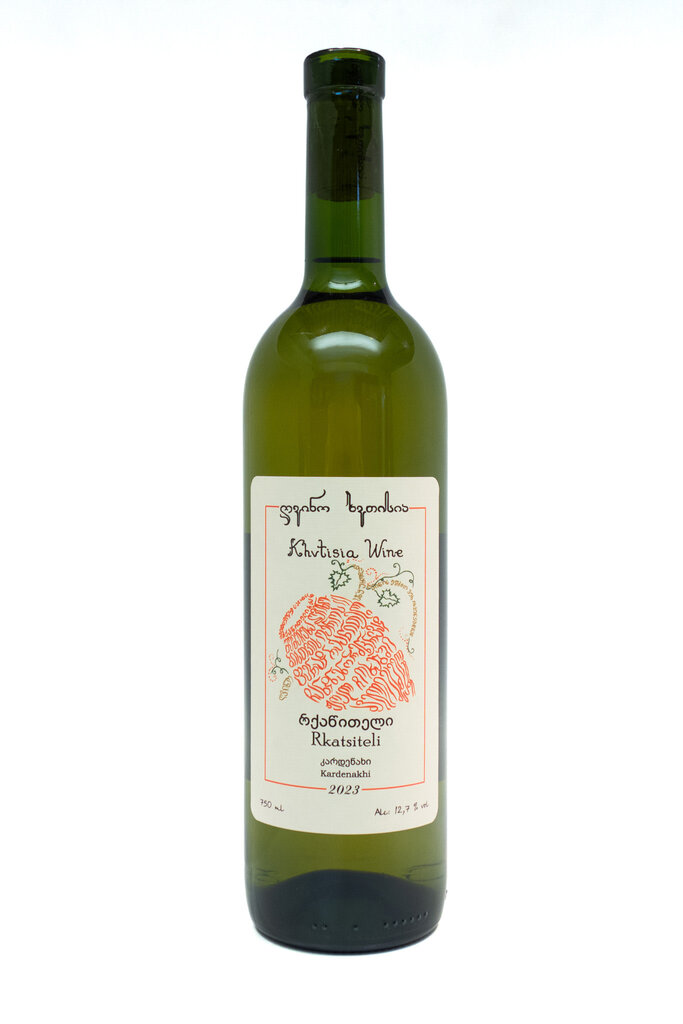 Wine-White-Round Khvtisia Wine Rkatsiteli Kakheti 2023