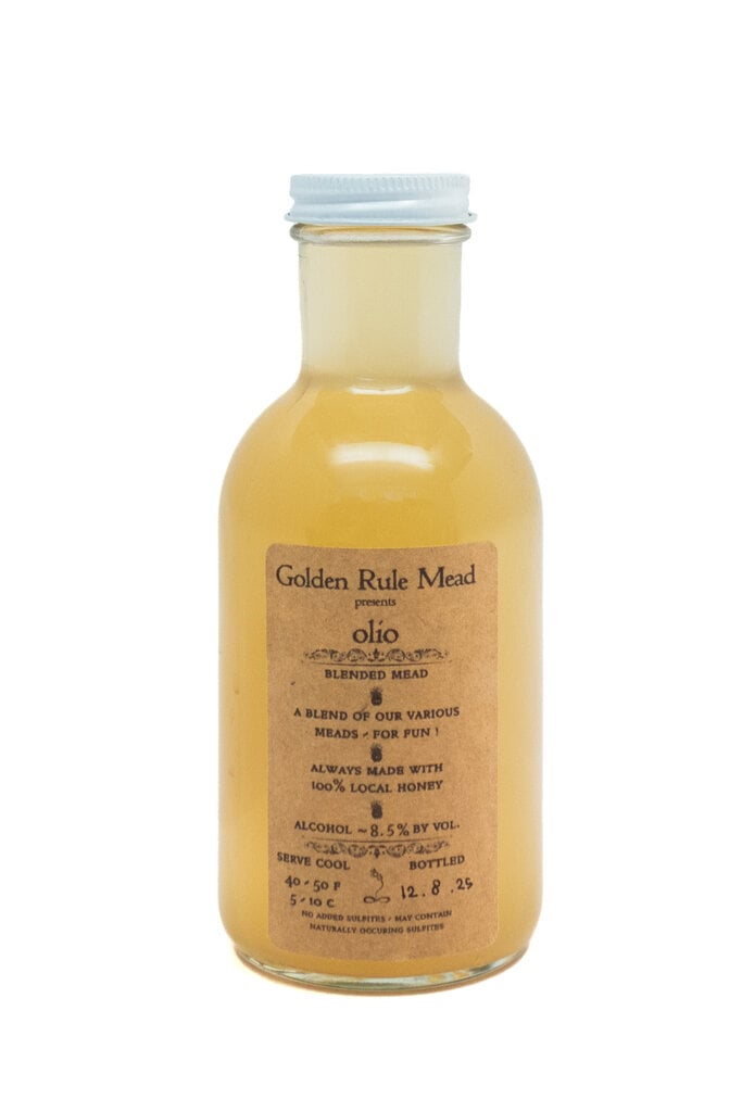Cider-Mead Golden Rule Mead 'Olio' Blended Dry Mead Vermont 355ml