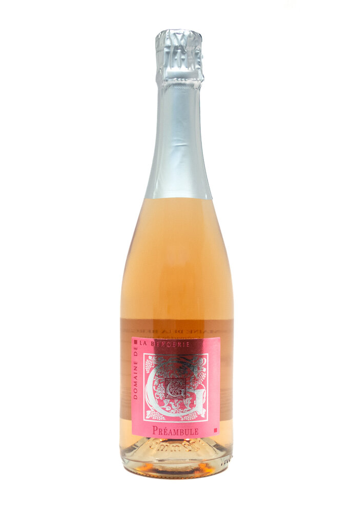 Wine-Sparkling-Cremant Domaine de la Bergerie 'Préambule' Crémant de Loire AOC 2018