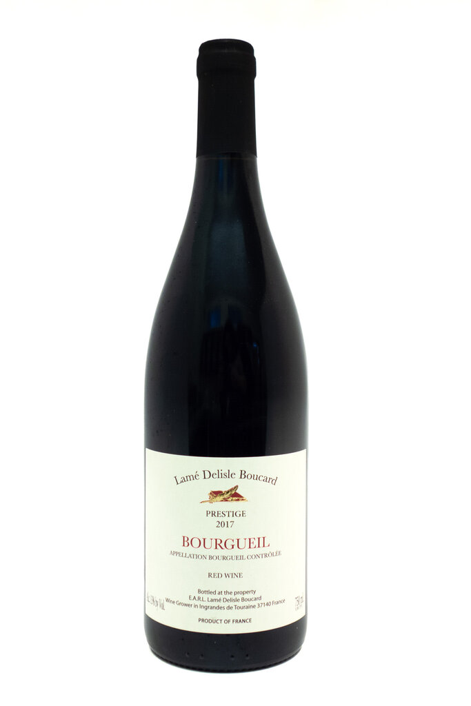 Wine-Red-Lush Lamé Delisle Boucard 'Cuvée Prestige' Bourgueil AOC 2017