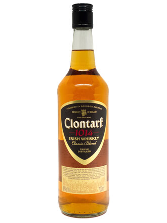 Spirits-Whiskey-Irish Clontarf Irish Whiskey Classic Blend Black Label 700ml