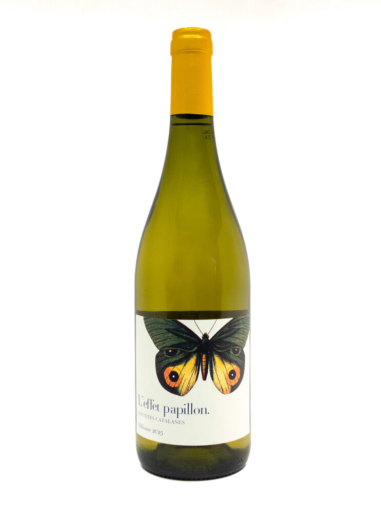 Wine-White-Round L'Effet Papillon Côtes du Roussillon AOP Blanc 2025