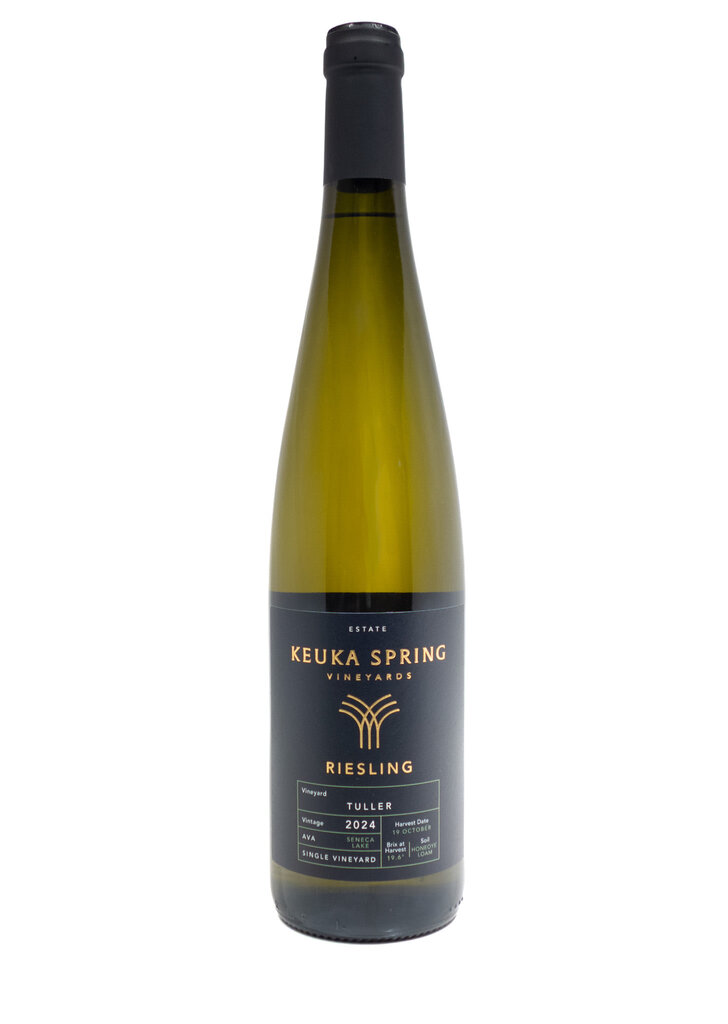Wine-White-Round Keuka Spring Vineyards Riesling Seneca Lake AVA Tuller Vineyard 2024