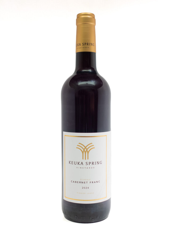 Wine-Red-Lush Keuka Spring Vineyards 'Classic' Cabernet Franc Finger Lakes 2024