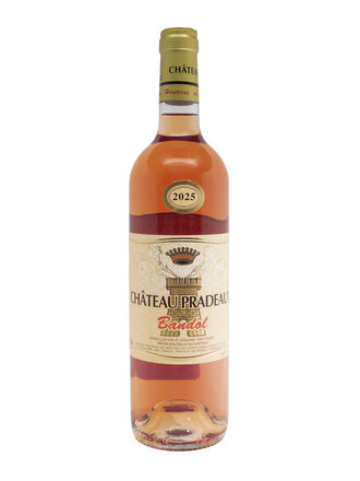 Wine-Rose Château Pradeaux Rosé Bandol AOP 2025