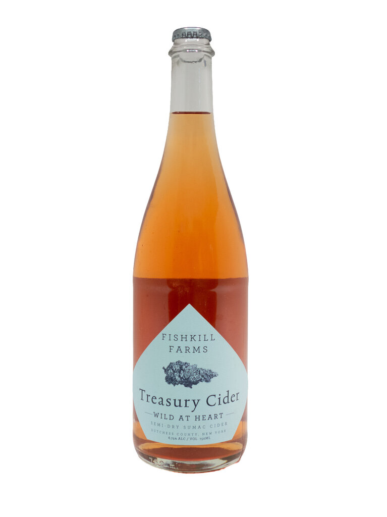 Cider-US-New York State Treasury Cider 'Wild At Heart' Semi-Dry Sumac Cider NV