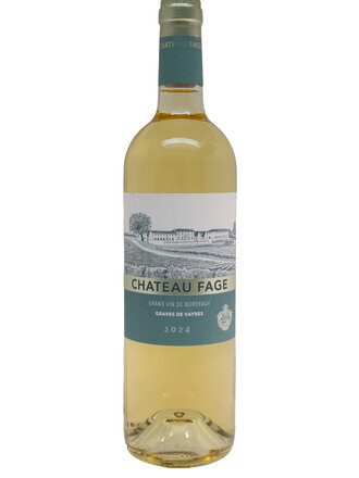 Wine-White-Round Château Fage Graves de Vayres AOC 2024