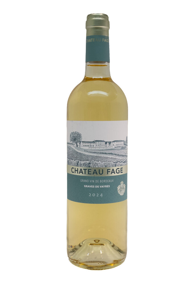 Wine-White-Round Château Fage Graves de Vayres AOC 2024