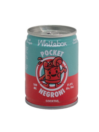 Spirits-Ready to Drink Whitebox Cocktails 'Pocket Negroni' 100ml Shiny Can