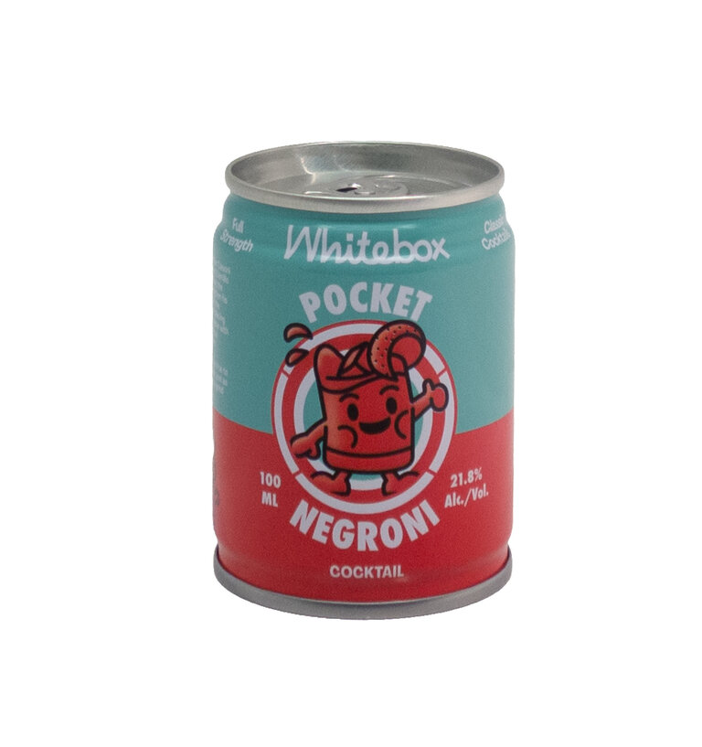 Spirits-Ready to Drink Whitebox Cocktails 'Pocket Negroni' 100ml Shiny Can
