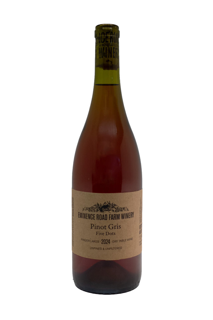 Wine-Orange/Skin-fermented Eminence Road 'Five Dots' Pinot Gris Finger Lakes 2024