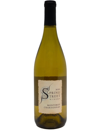 Wine-White-Rich Spring Street Winery Chardonnay Monterey 2021