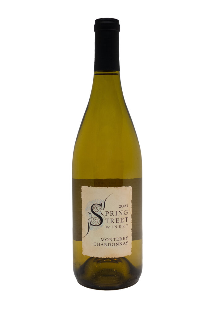 Wine-White-Rich Spring Street Winery Chardonnay Monterey 2021