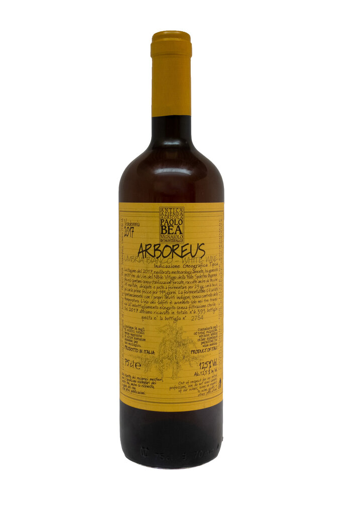 Wine-Orange/Skin-fermented Paolo Bea ‘Aboreus’ Trebbiano Spoletino Umbria Bianco IGT 2017