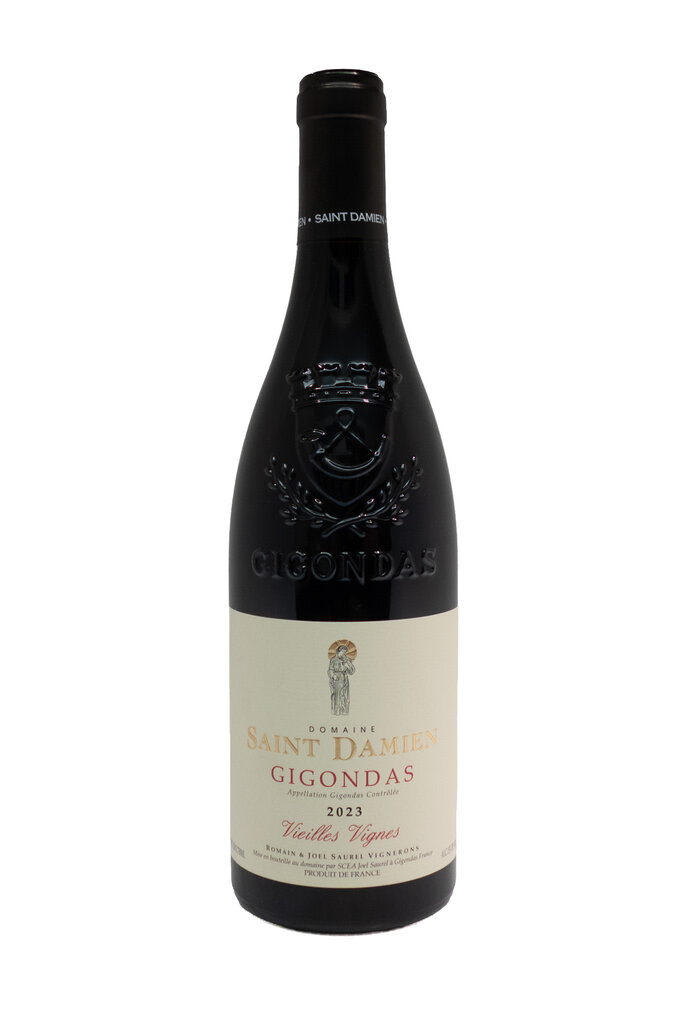 Wine-Red-Big Domaine Saint Damien Gigondas AOC Vieilles Vignes 2023