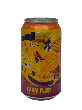 Cider-US-New York State Graft 'Farm Flor' Rustic Cider Can 12oz