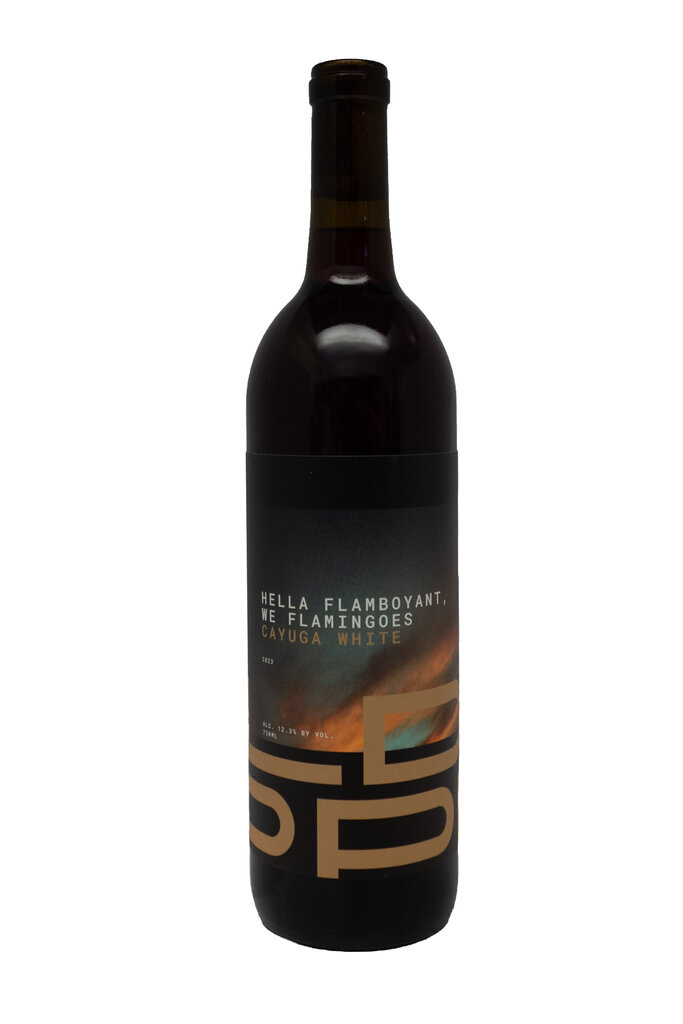 Wine-Rose Field Supply Wine 'Hella Flamboyant, We Flamingoes' Cayuga White Finger Lakes 2023