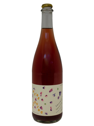 Cider-US-New York State Greenpoint Cidery 'We're Laughing' Sparkling Apple-Grape Wine New York NV
