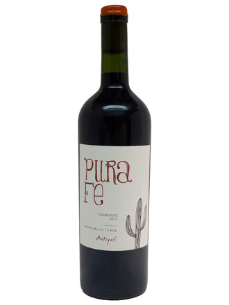 Wine-Red-Big Antiyal 'Pura Fe' Carmenere  Maipo Valley 2022