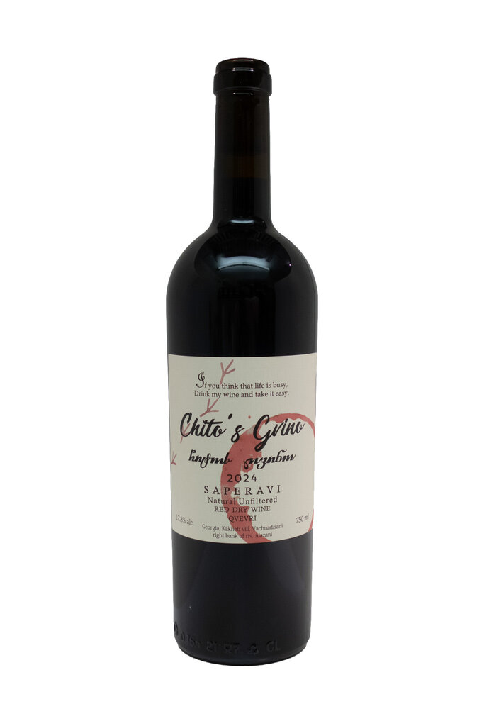 Wine-Red-Lush Chito's Gvino Saperavi Kakheti 2024