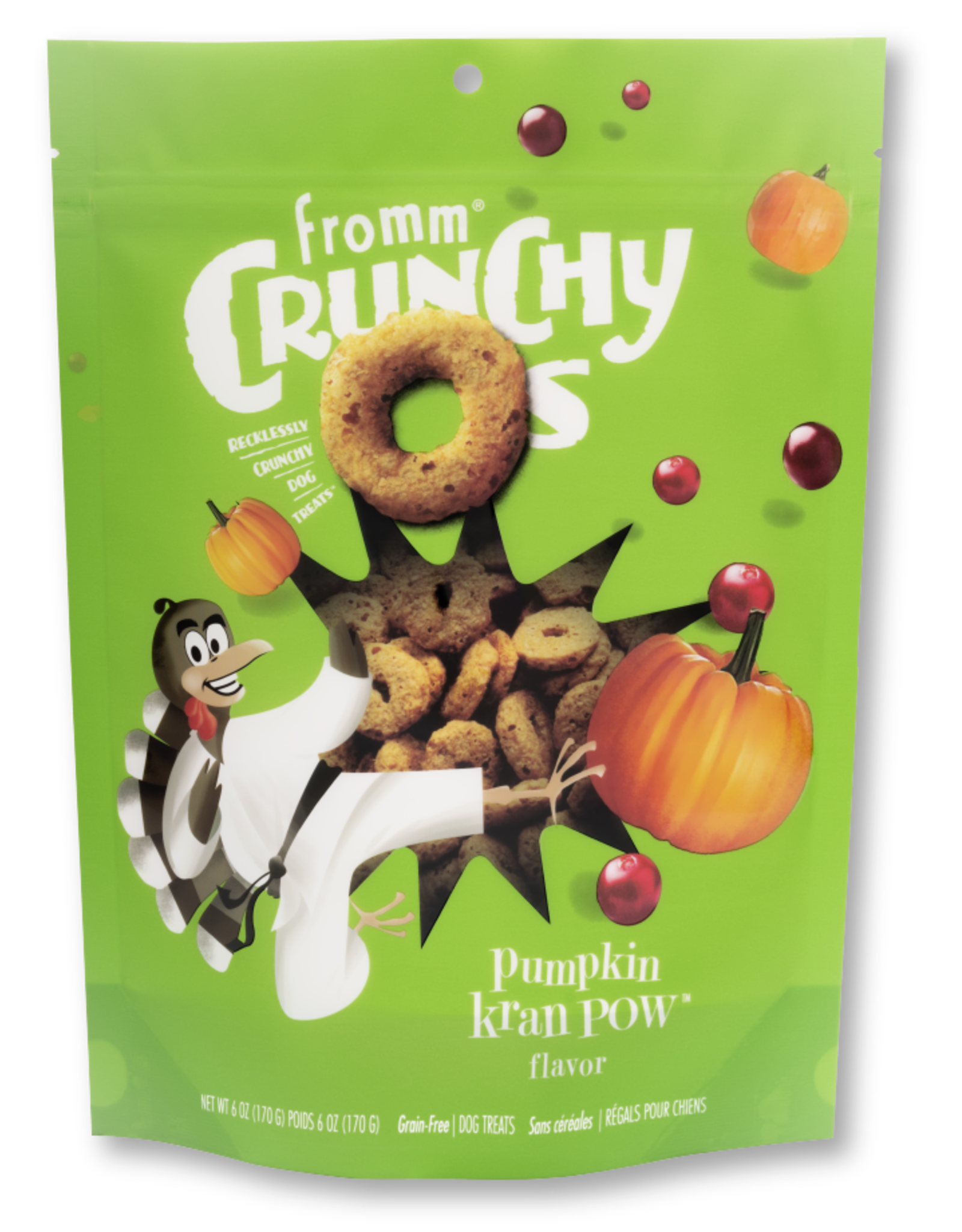 Fromm Crunchy O's Pumpkin Kran Pow 6oz