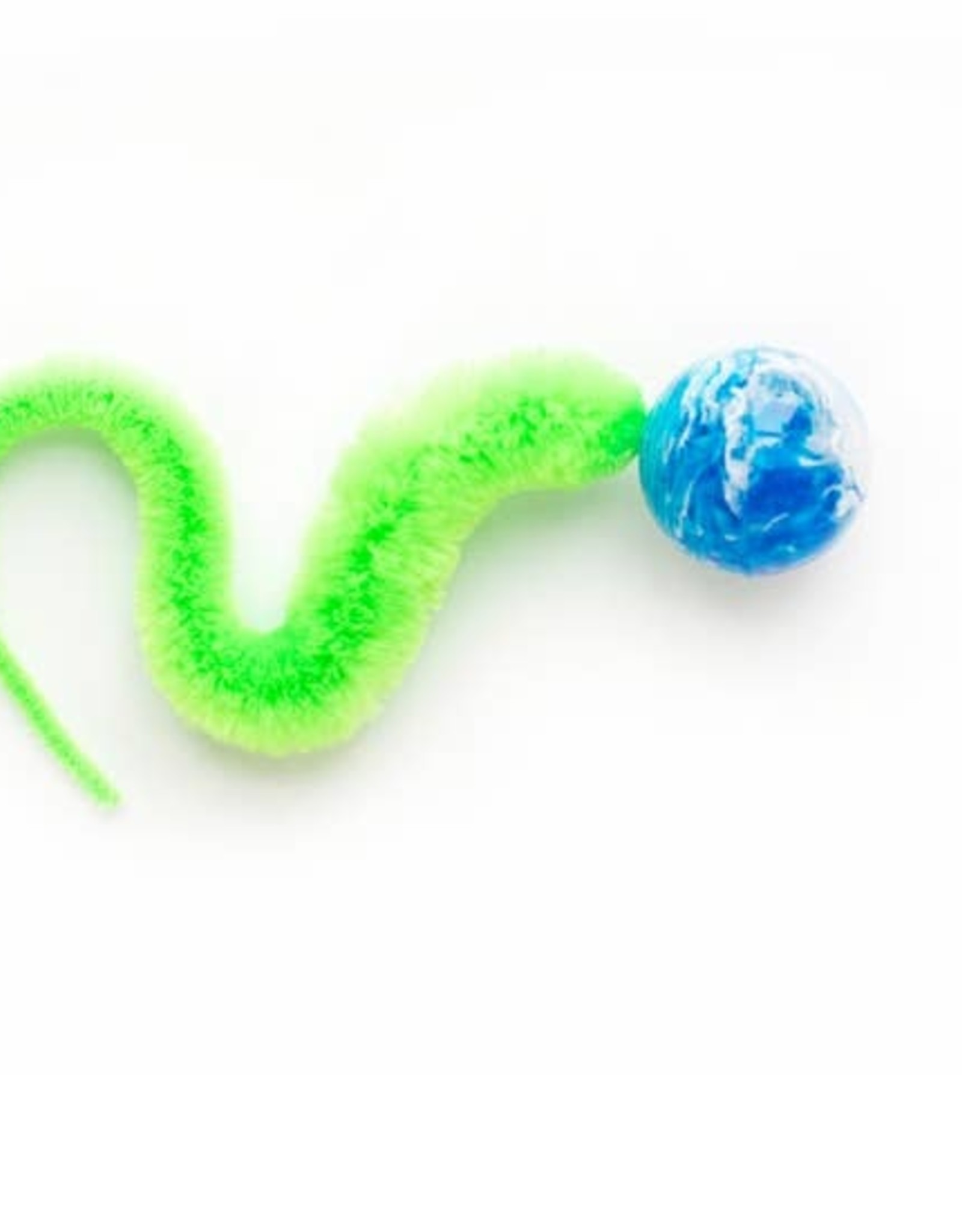 worm cat toy