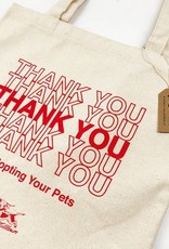 Milltown Brand Thank You for Adopting Tote - Natural