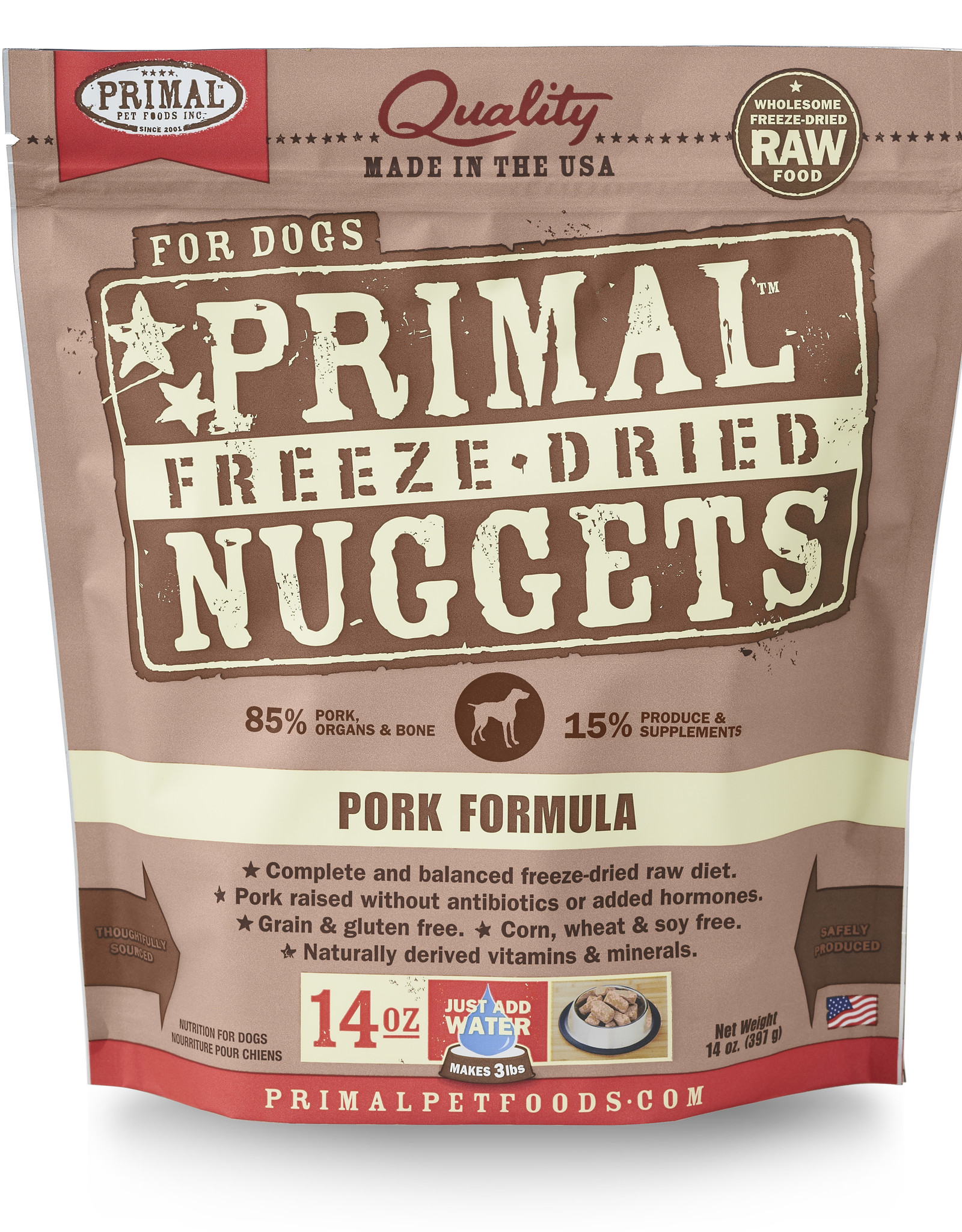 Primal Freeze-Dried Pork 14oz