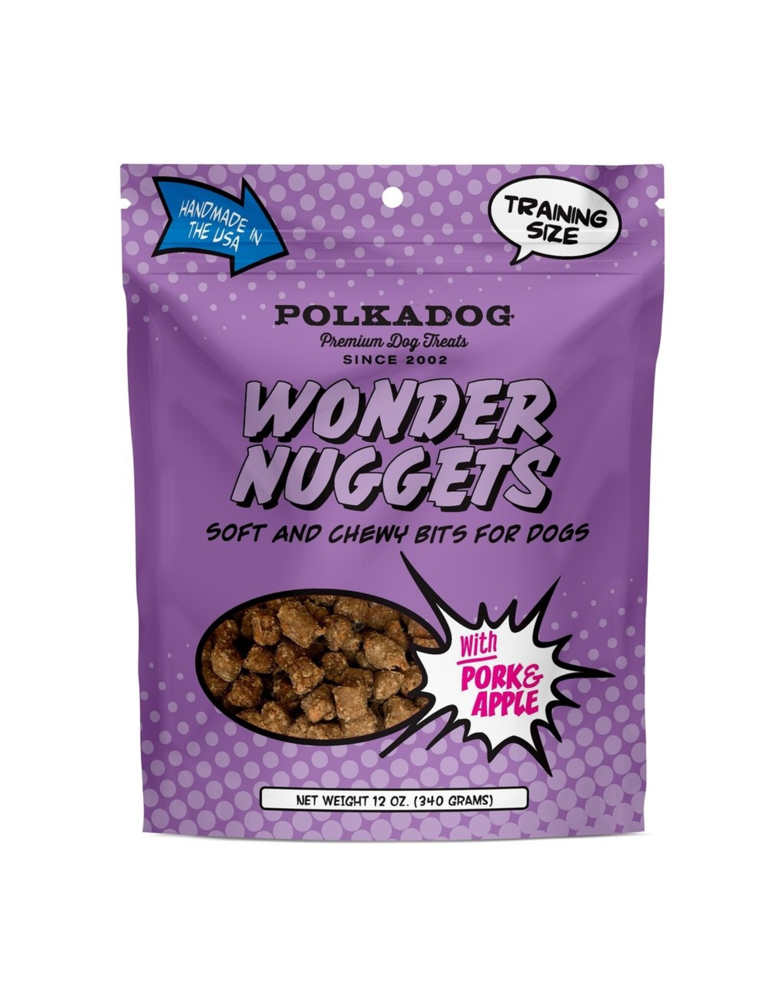 Polka Dog Bakery Wonder Nuggets Pork  & Apple 12oz