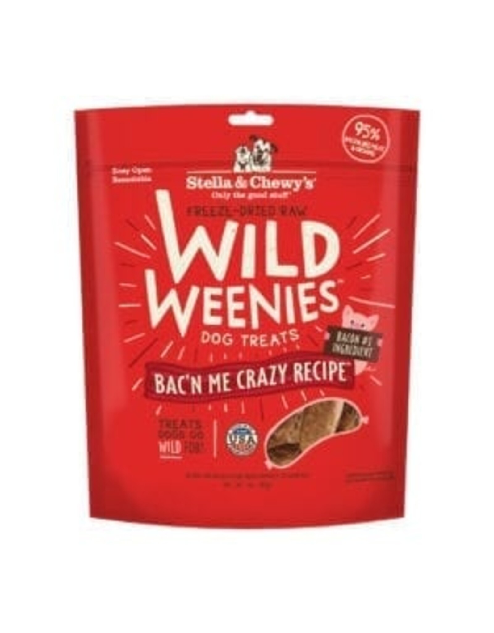 Stella & Chewy Wild Weenies - Bac'n Me Crazy 3oz