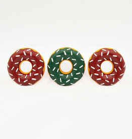 Zippy Paws Holiday Latex Donut 3-Pack