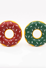 Zippy Paws Holiday Latex Donut 2-Pack
