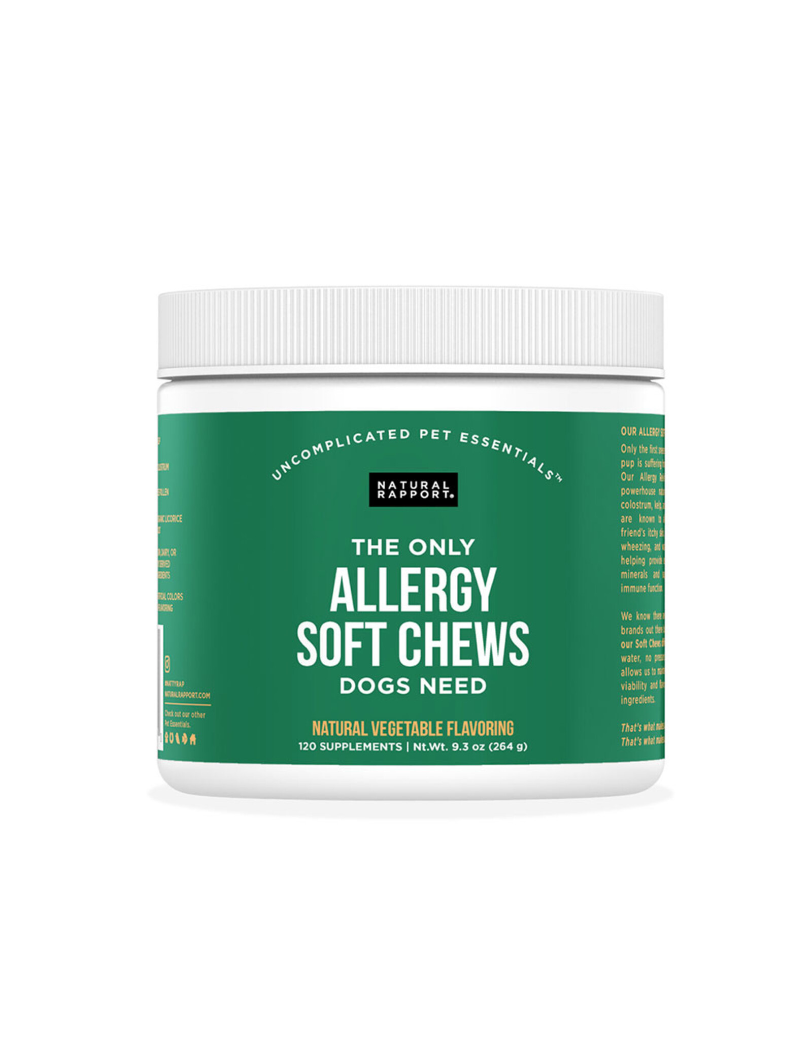 Natural Rapport Allergy Soft Chews 120ct