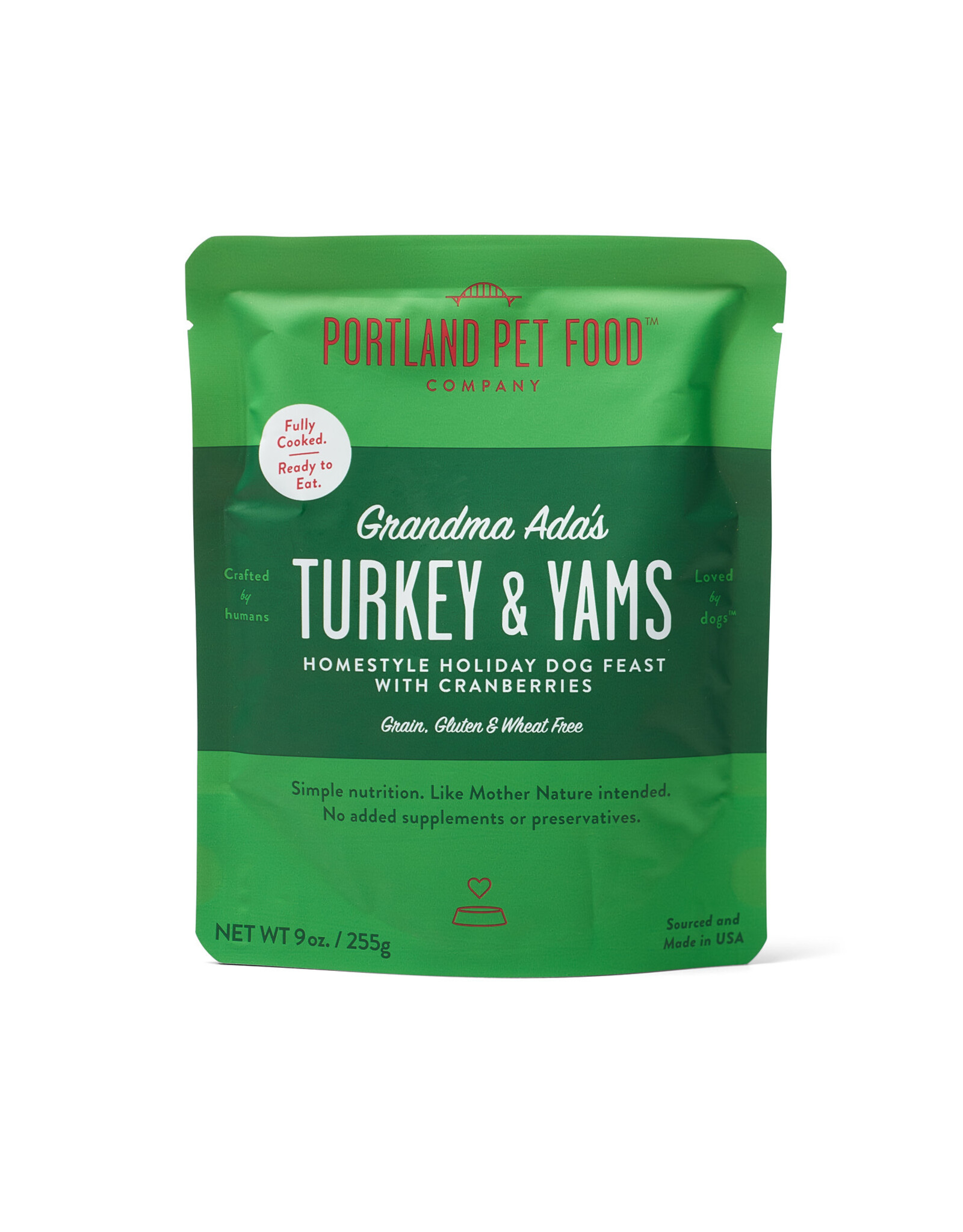 Portland Pet Food Company PPF - Grandma Ada's Turkey and Yams Homestyle Dog Meal